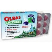 Olba's Sugar-Free Black Currant Lozenges