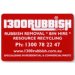 1300 Rubbish Fridge Magnet