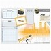Student Yellow Wall Organizer
