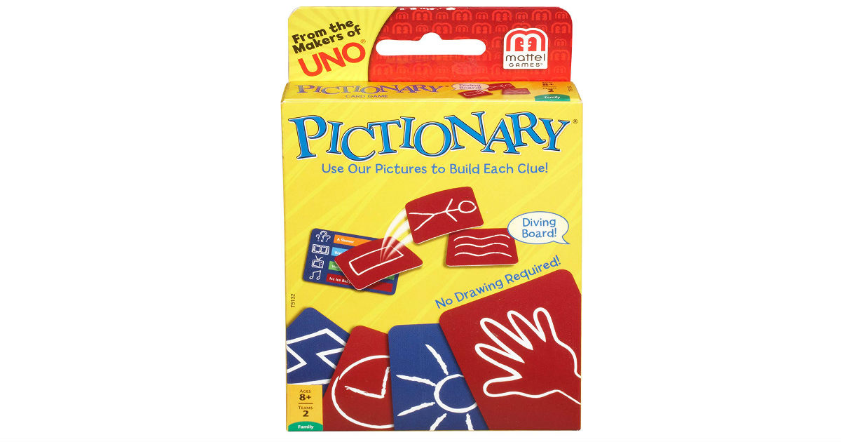 Mattel Pictionary Card Game on Amazon