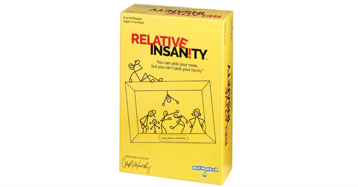 Relative Insanity Party Game on Amazon