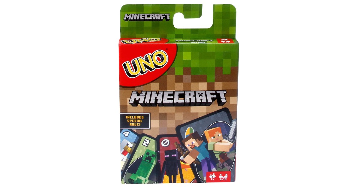UNO Minecraft Card Game on Amazon