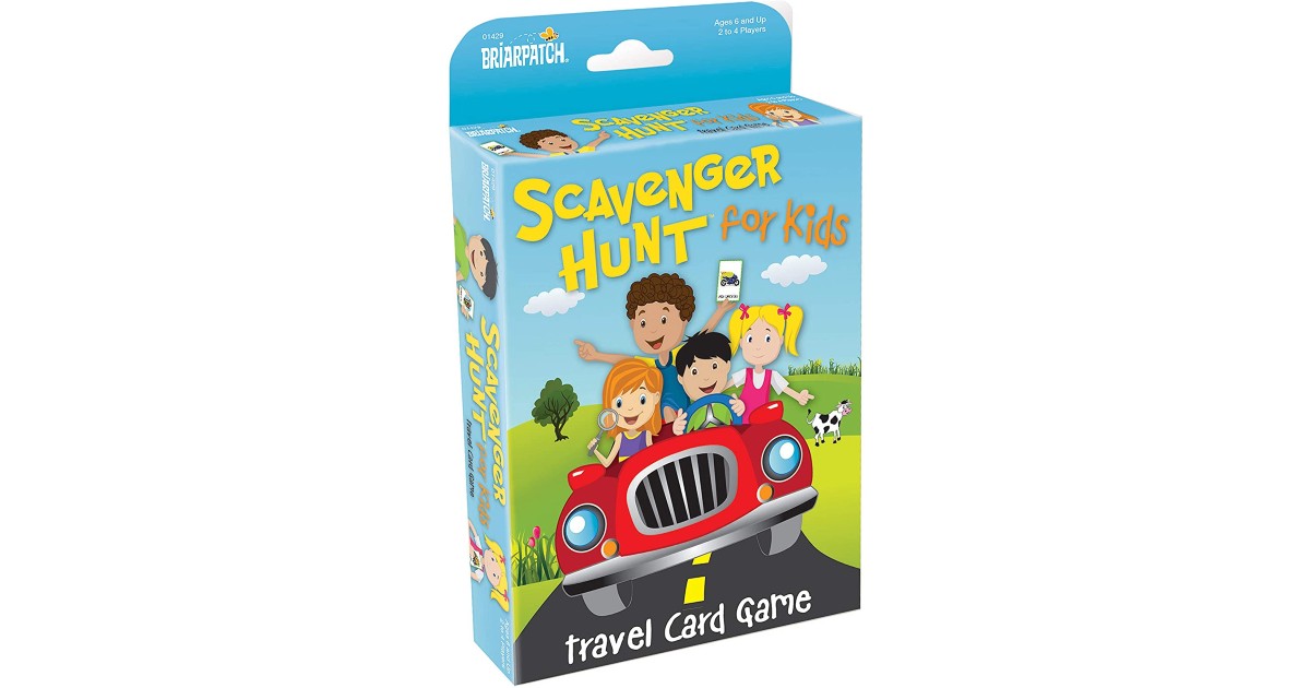 Travel Scavenger Hunt Card Game on Amazon