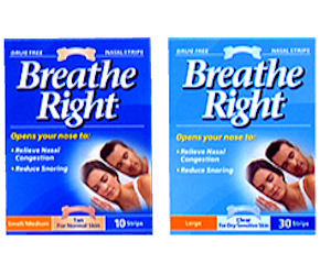 Breathe Right Nasal Strips