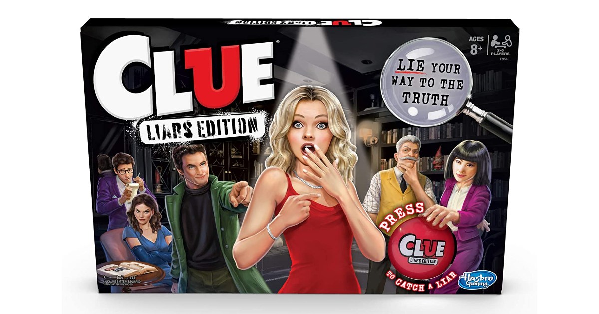 Clue Liars Edition Board Game on Amazon