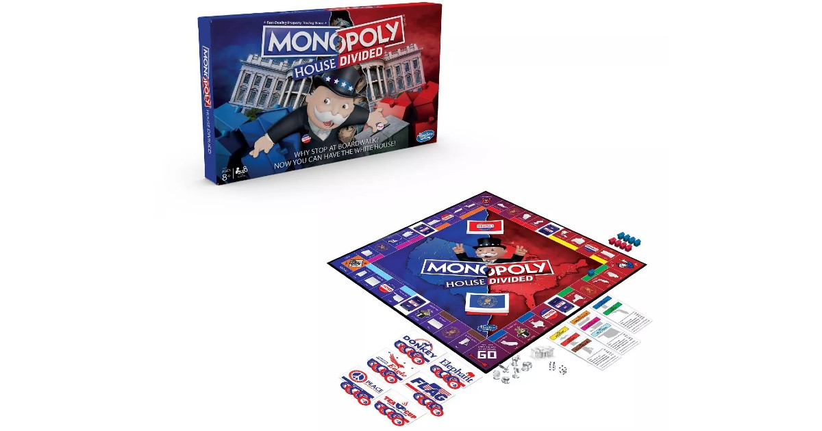Monopoly House Divided Board Game at Target