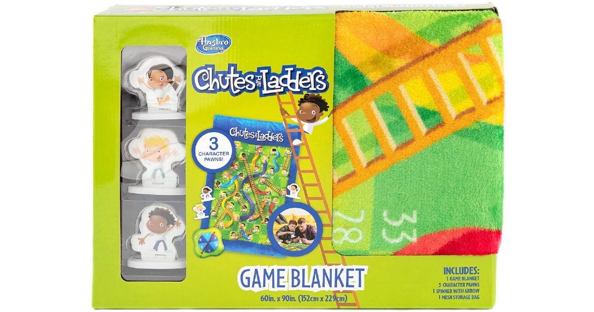 Hasbro Chutes & Ladders Game Blanket