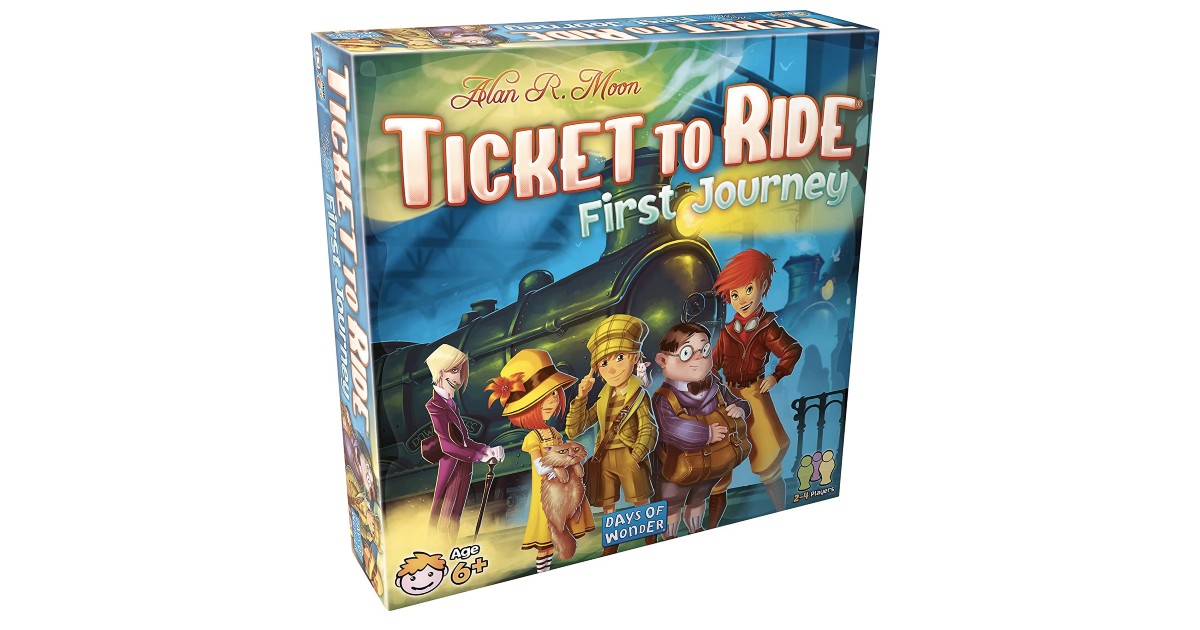 Ticket to Ride First Journey Game on Amazon