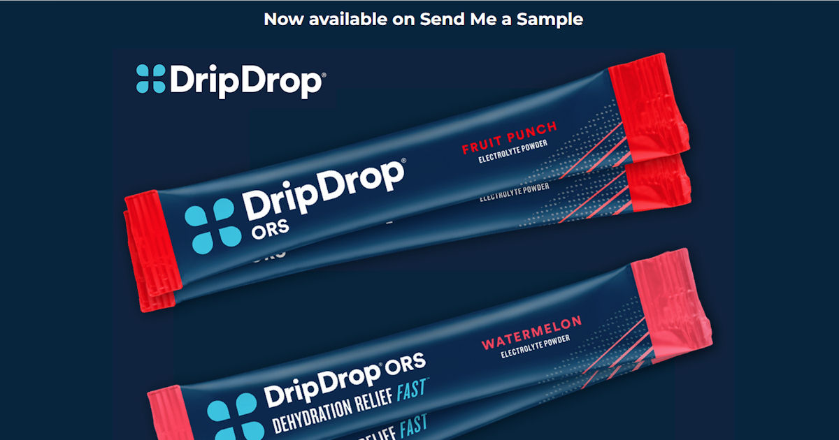 Send Me a Sample DripDrop Hydration Relief Mix