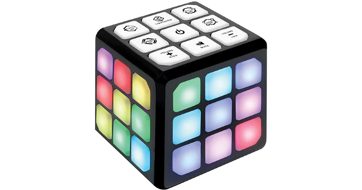 Flashing Cube Electronic Memory Game at Amazon