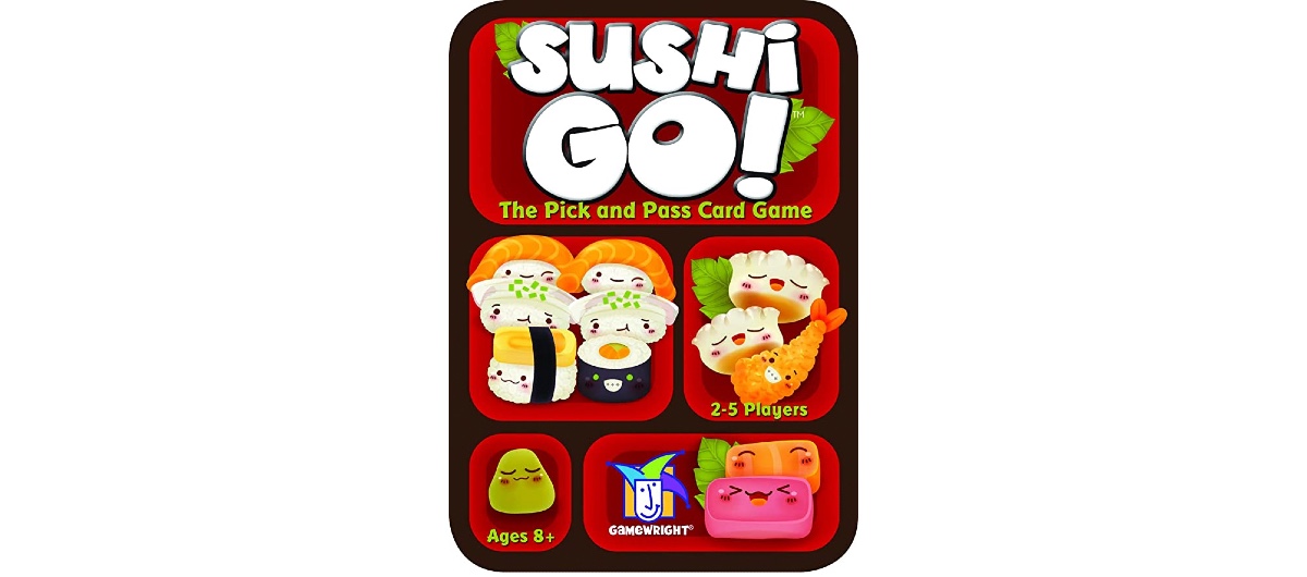 Sushi Go Pick and Pass Card Game at Amazon