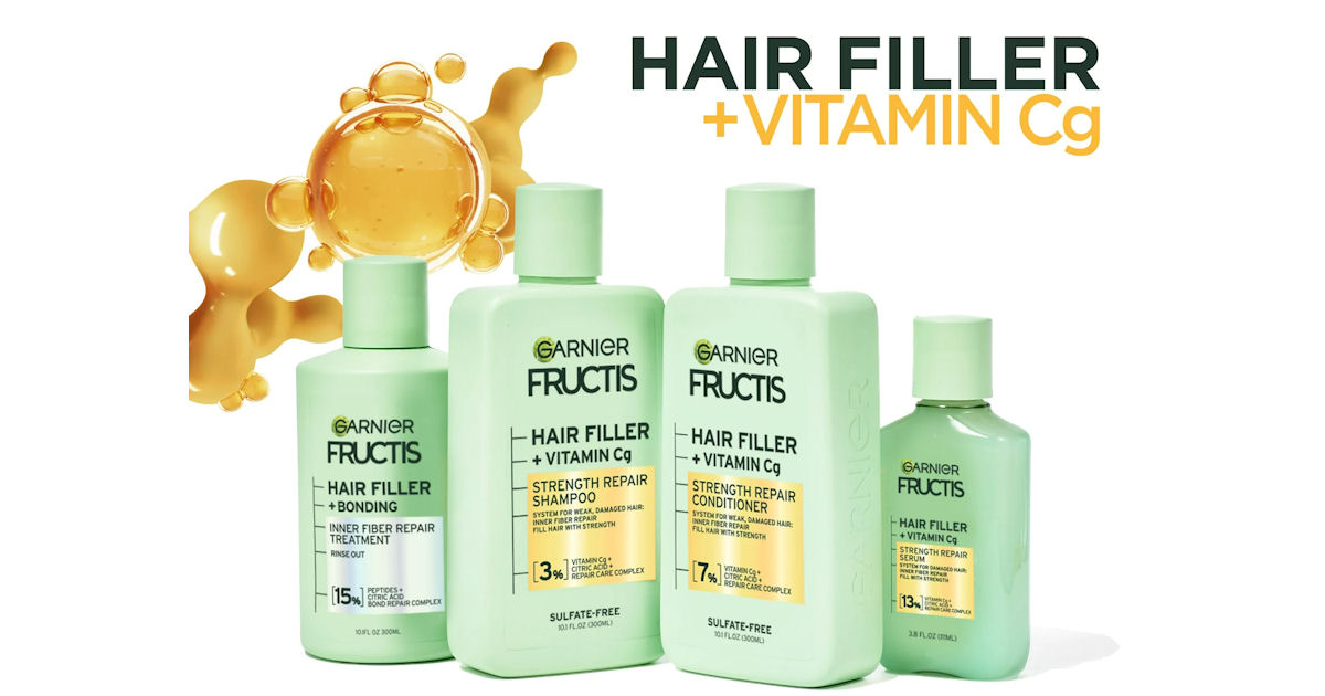 Social Garnier Fructis Hair Filler + Vitamin Cg