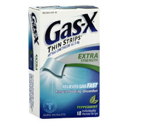 Gas-X Thin Strips