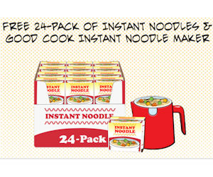 Free Good Cook Noodle Maker & Instant Noodles Giveaway - Free Product