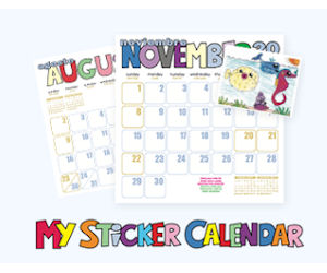 My Sticker Calendar