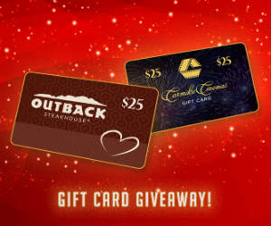 Carmike Gift Cards At Walmart - win a 25 outback steakhouse 25 carmike cinemas gift card free sweepstakes Carmike Gift Cards At Walmart - win a 25 outback steakhouse 25 carmike cinemas gift card free sweepstakes
