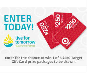 Free 250 Gift Card Target - win a 250 target gift card live for tomorrow products free Free 250 Gift Card Target - win a 250 target gift card live for tomorrow products free