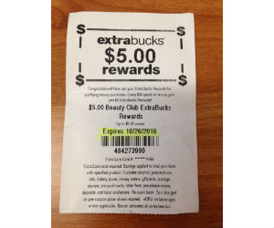 Expired Extrabucks at CVS