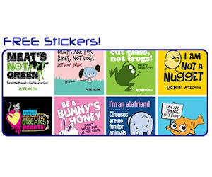 PETA Kids Stickers