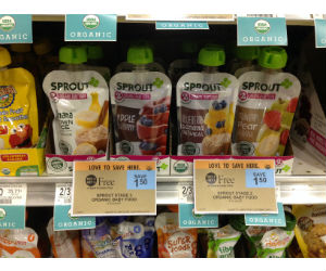 Sprout Organic Baby Food Pouches at Publix