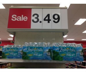 Zephyrhills Bottled Water at Target