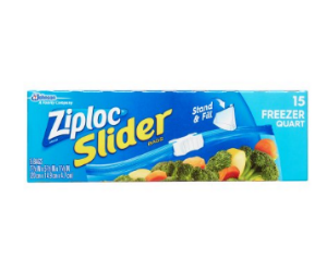 Ziploc Slider Bags at Walgreens