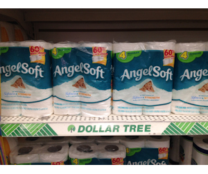 Angel Soft Toilet Paper at Dollar Tree