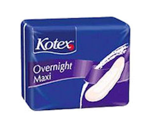 Kotex Ultra Thin Overnight with Wings