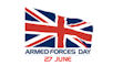 Armed Forces Day Window Sticker