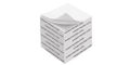 Sandy Paper Memo Cube