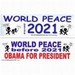 World Peace Bumper Sticker