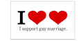 I Support Gay Marriage Bumper Sticker