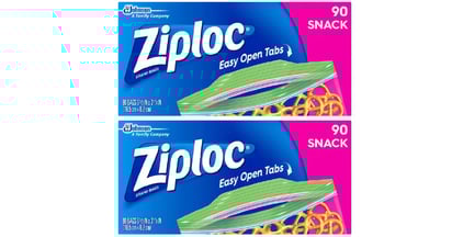 Ziploc Snack Bags at Walgreens