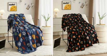 Mainstays Fleece Plush Throw Blanket at Walmart