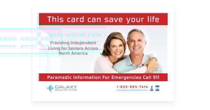 Galaxy Medical Alert Paramedic Fridge Magnet