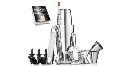 NutriChef Mixology Cocktail Shaker Set on Amazon
