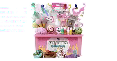 Original Stationery Fluffy Slime Kit on Amazon