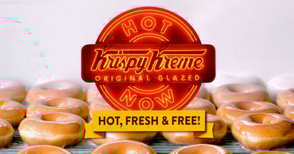 Krispy Kreme Hot Light Free Donut