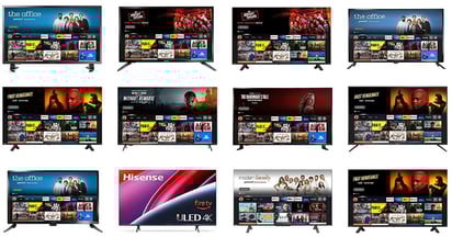 Smart Fire TVs on Amazon