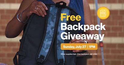 TCC School Rocks Backpack Giveaway