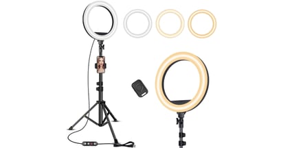 Ring Light with Stand at Amazon