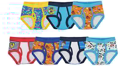 Paw Patrol 7-Pack Boy’s Underwear at Amazon