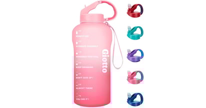 Drinking Water Bottle with Time Marker at Amazon