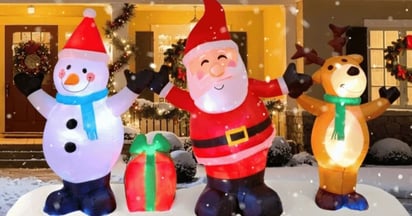 christmas inflatable at walmart