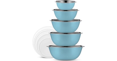 Stainless Steel Mixing Bowl Set at Amazon