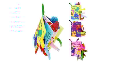 3-Piece Soft Baby Books at Walmart