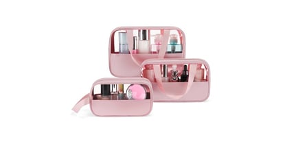 Translucent Toiletry Bags 3-Piece at Walmart