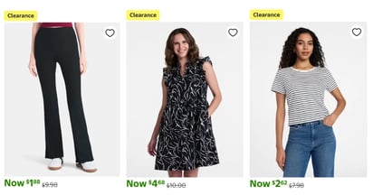 womens Clearance at Walmart