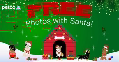 Petco Pet Photo with Santa