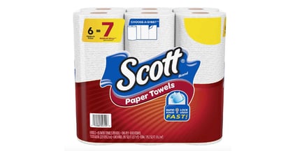 Scott paper towels at Walgreens